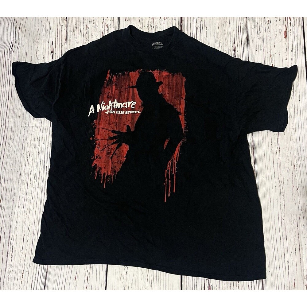 Mens Nightmare on Elm Street Freddy Krueger T-Shirt Size 2XL XXL Graphic Horror
